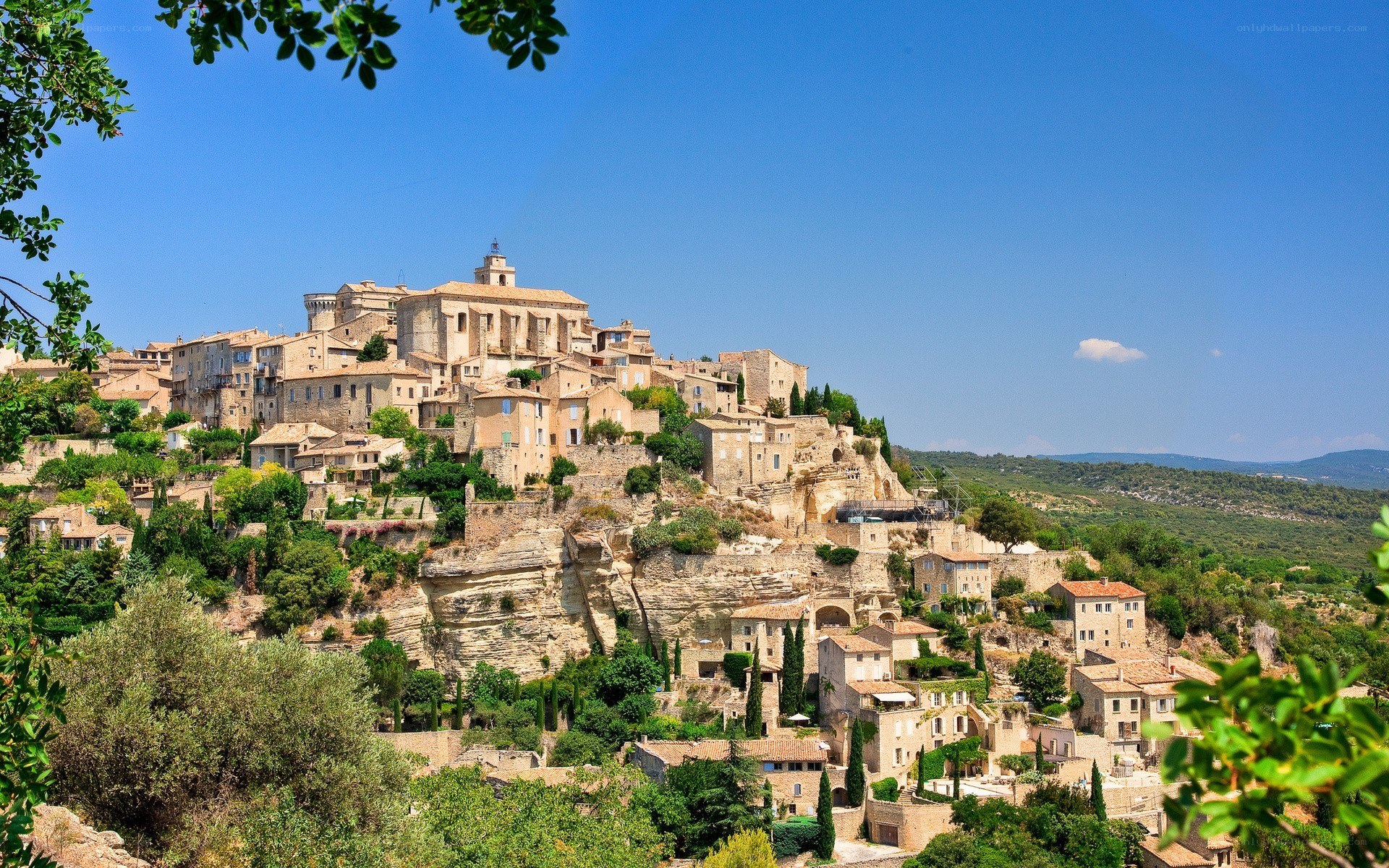 Hilltop village in Provence