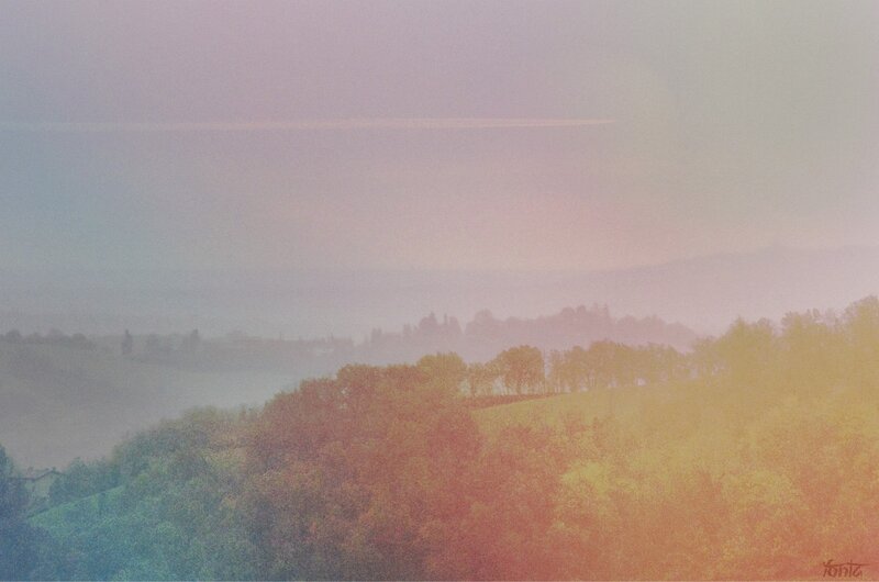 Hilly Landscape at Dawn