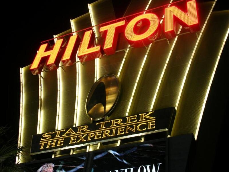 Hilton Hotel Sign