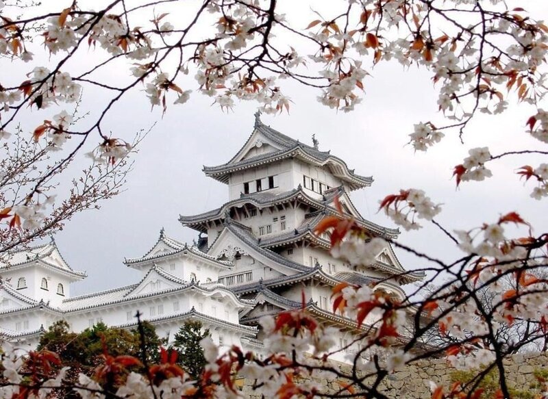 Himeji Castle — White, Serene