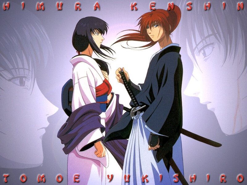 Himura Kenshin and Tomoe Yukishiro
