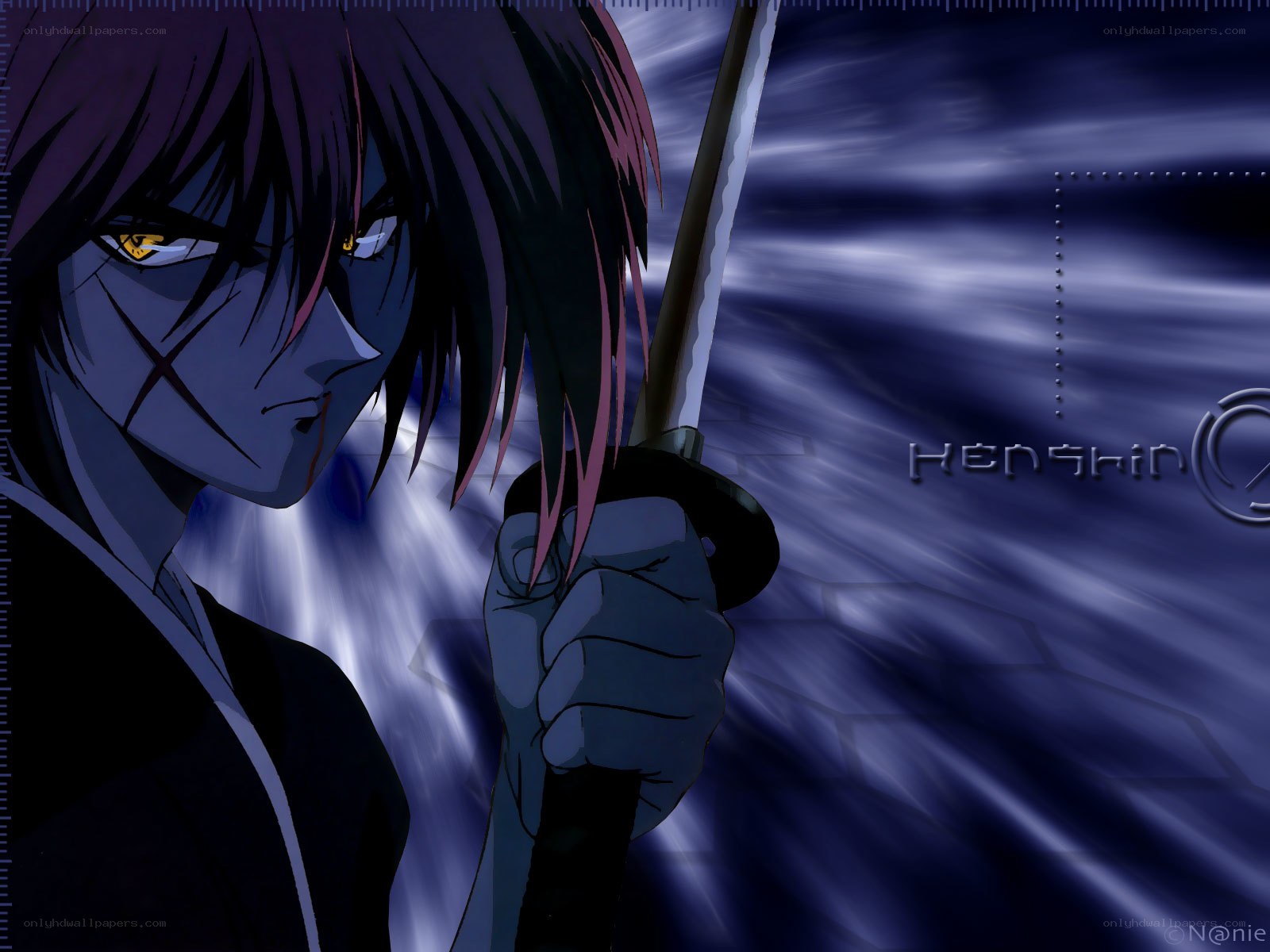 Himura Kenshin with sword