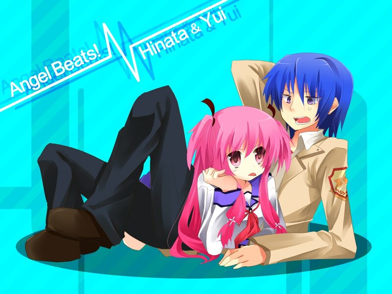 Hinata and Yui from Angel Beats!
