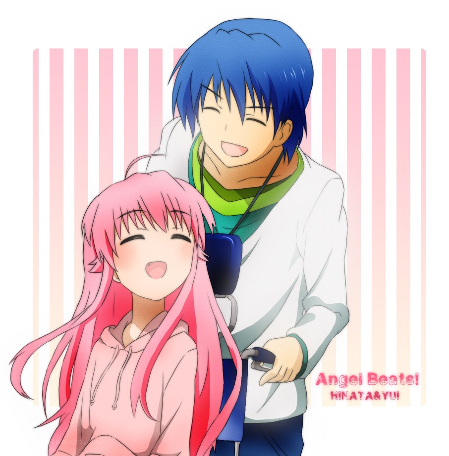Hinata and Yui smiling together
