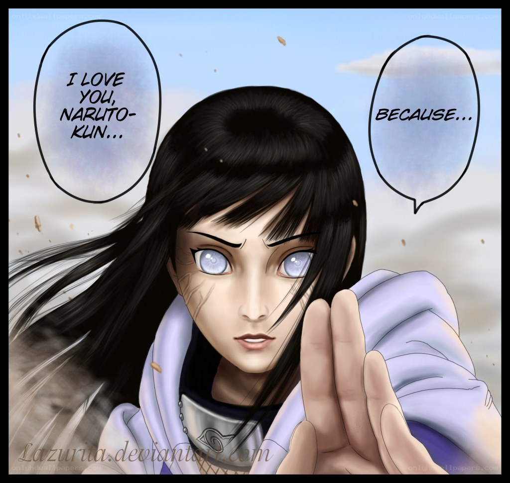 Hinata confesses to Naruto