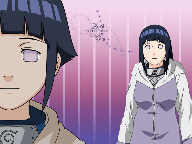 Hinata Hyuga anime art
