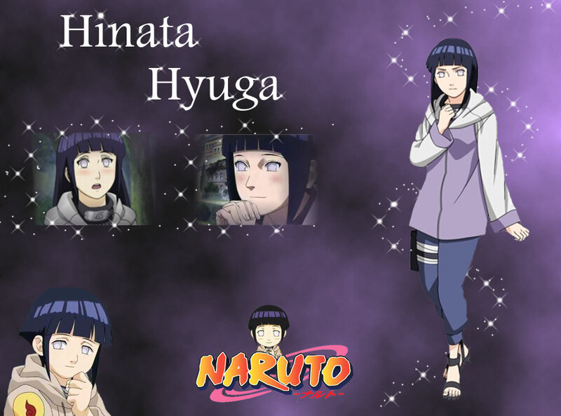 Hinata Hyuga Character — Purple