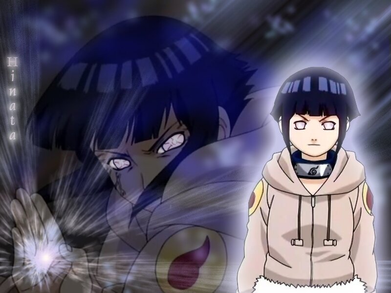 Hinata Hyuga in two forms