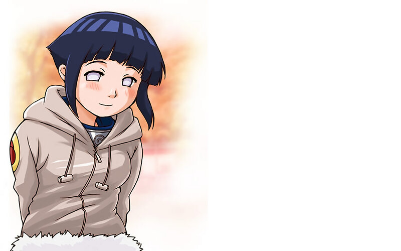 Hinata Hyuga smiling
