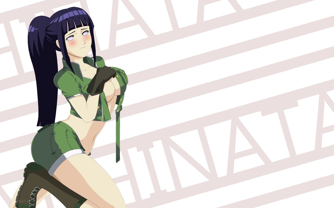 Hinata in green outfit