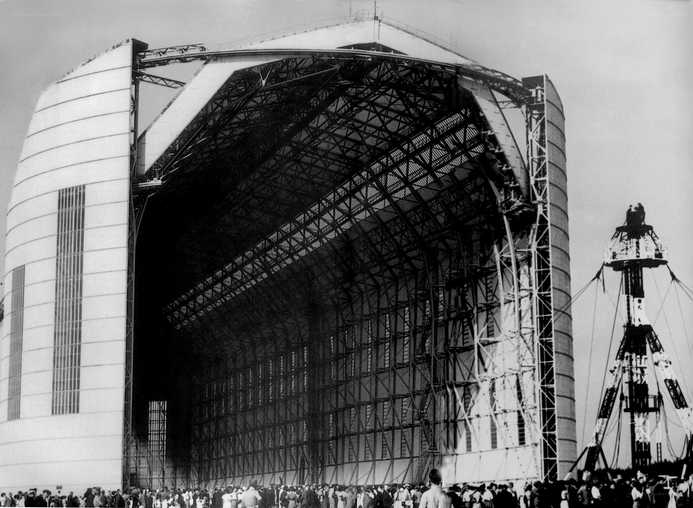 Hindenburg airship hangar