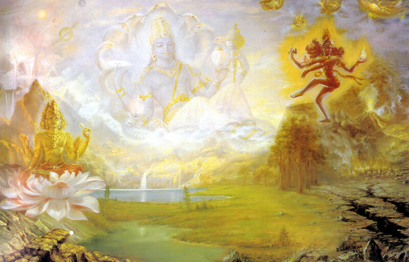 Hindu trinity deities