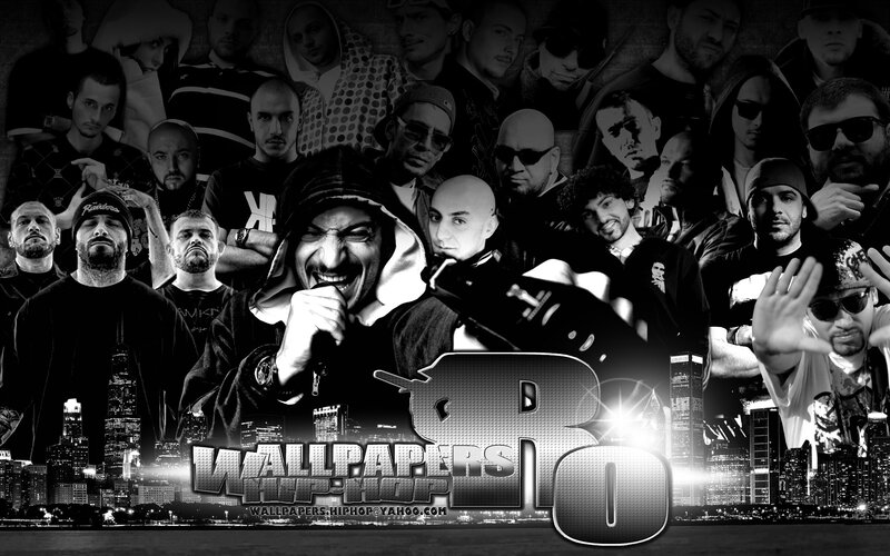 Hip-hop artist collage wallpaper