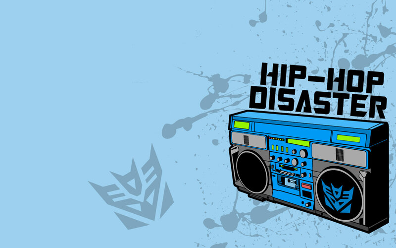 Hip-hop disaster boombox