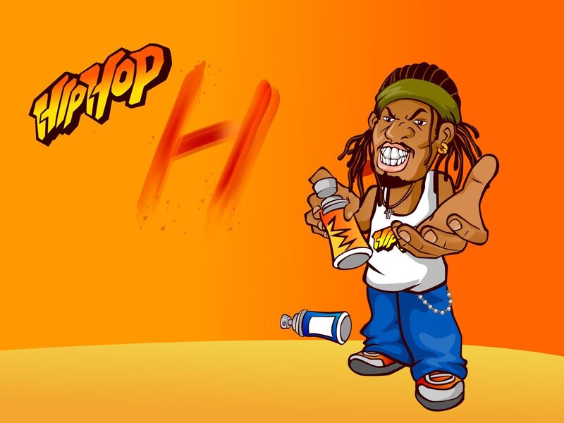 Hip-hop graffiti artist