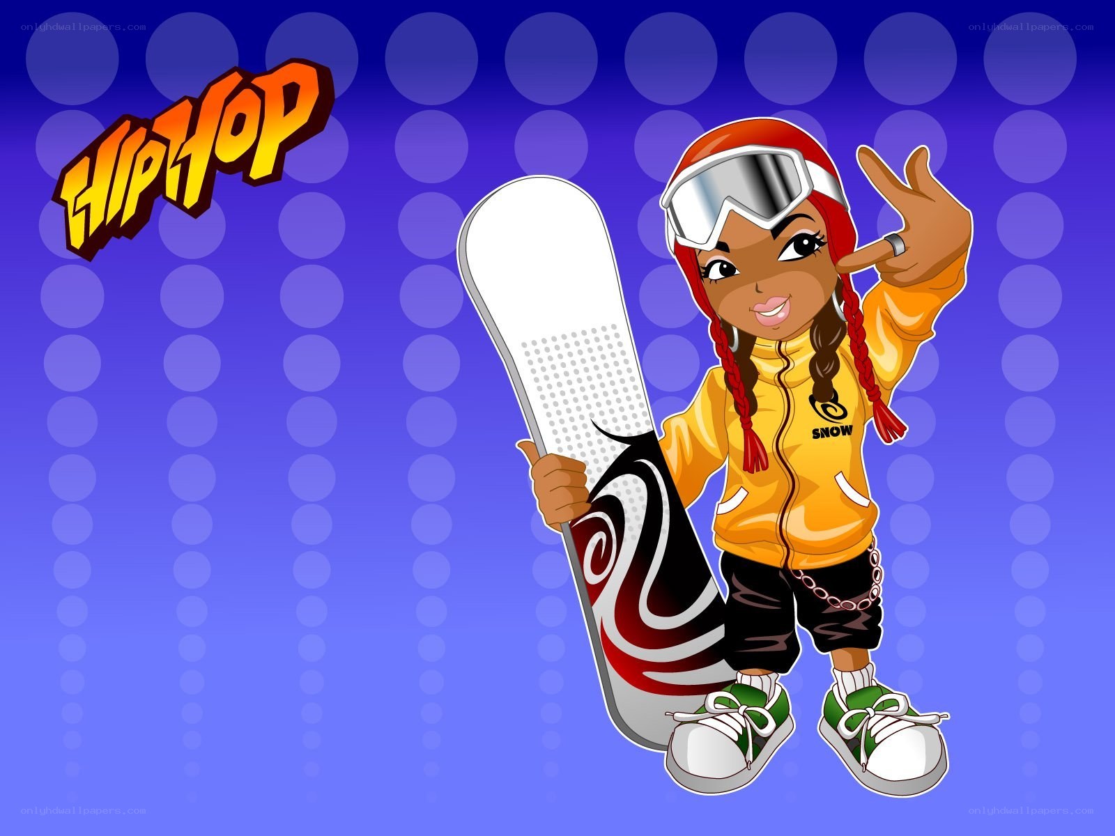 Hip Hop Snowboarder