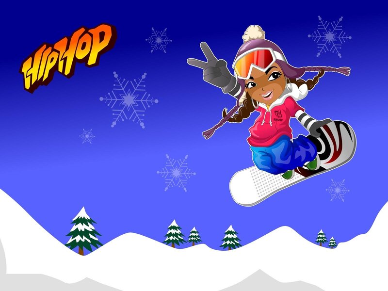 Hip Hop Snowboarder