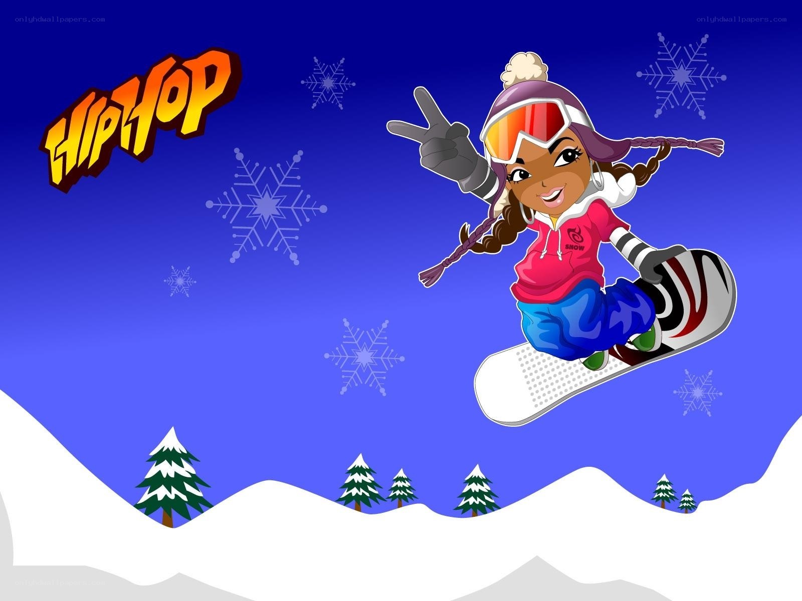 Hip Hop Snowboarder