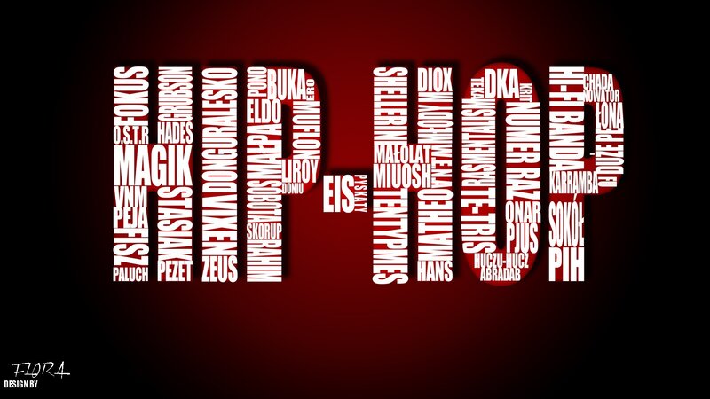 Hip-hop Word Art