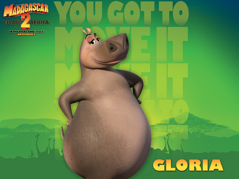 Hippo Character Gloria