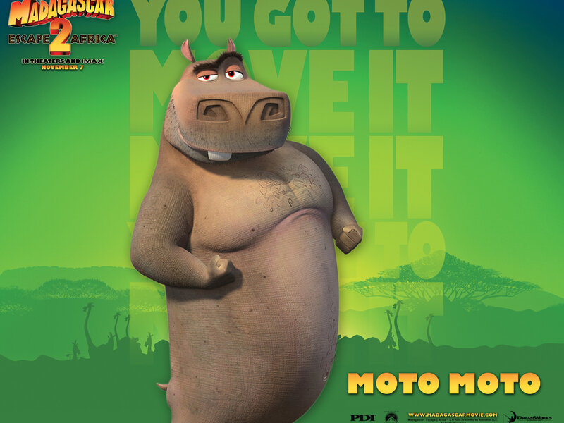 Hippo Character Moto