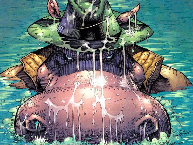 Hippopotamus in water