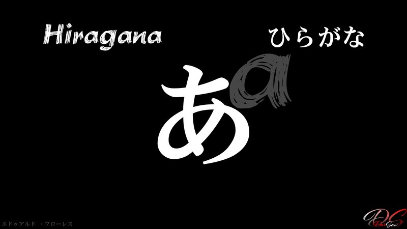Hiragana Character A