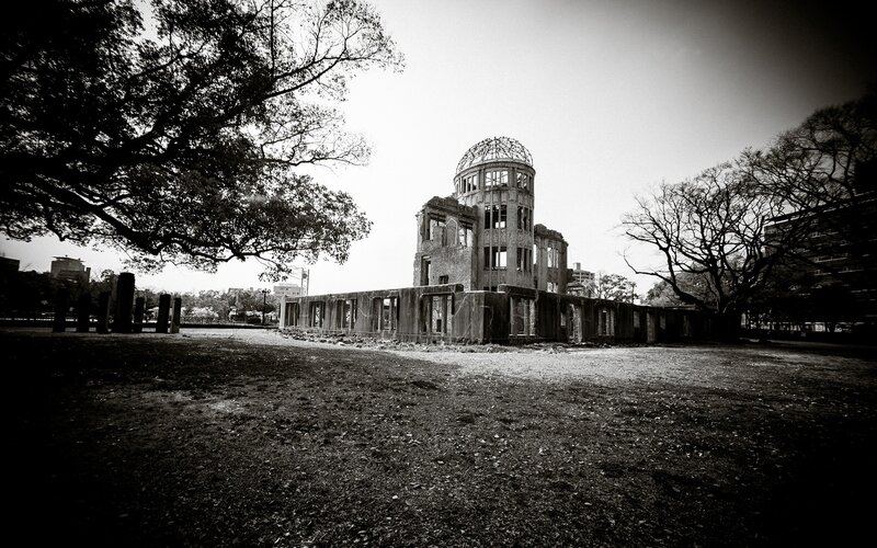 Hiroshima Peace Memorial — Black
