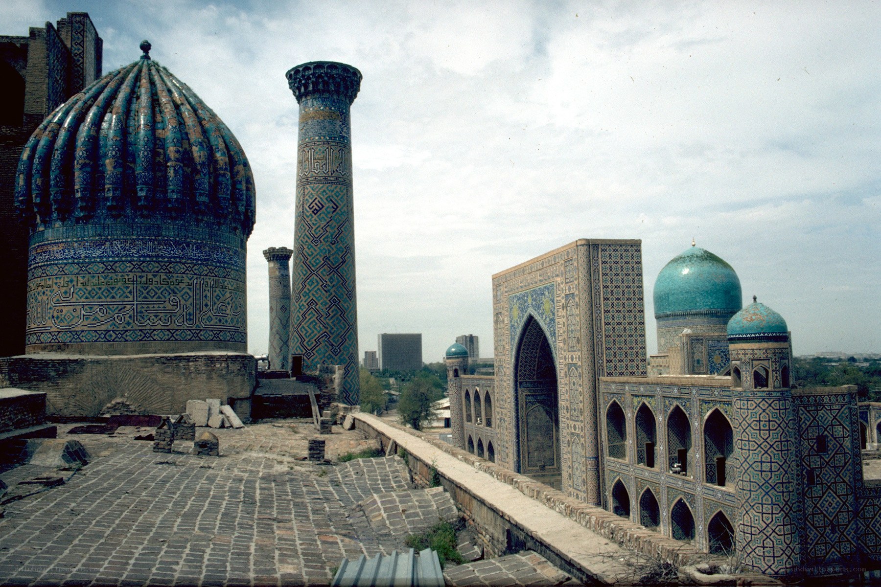 Historic architecture in Samarkand