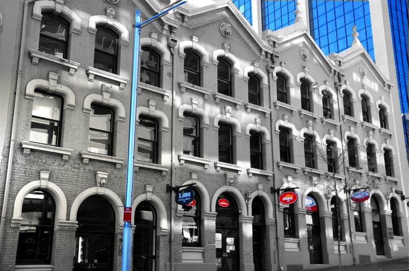 Historic Brick Building — Black