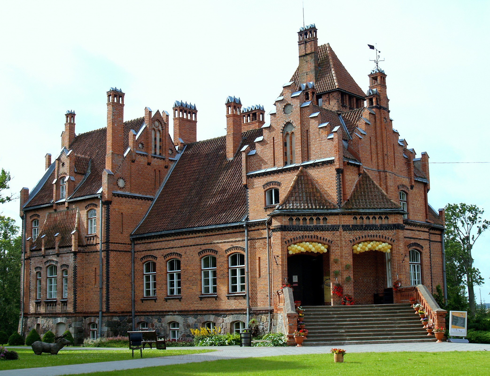 historic brick manor house