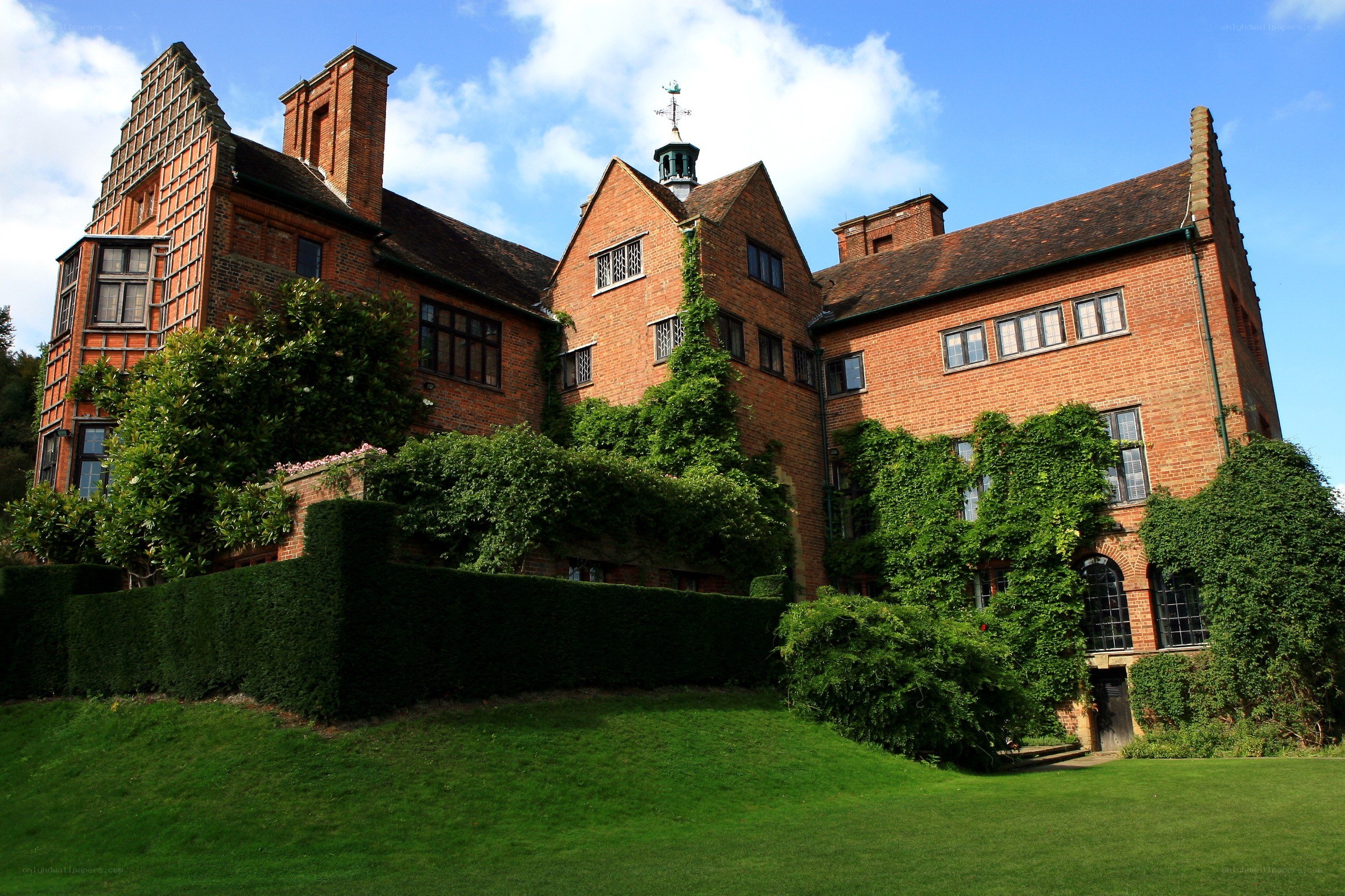 historic brick manor house