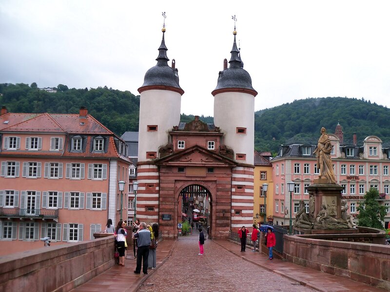 Historic bridge in Heidelberg