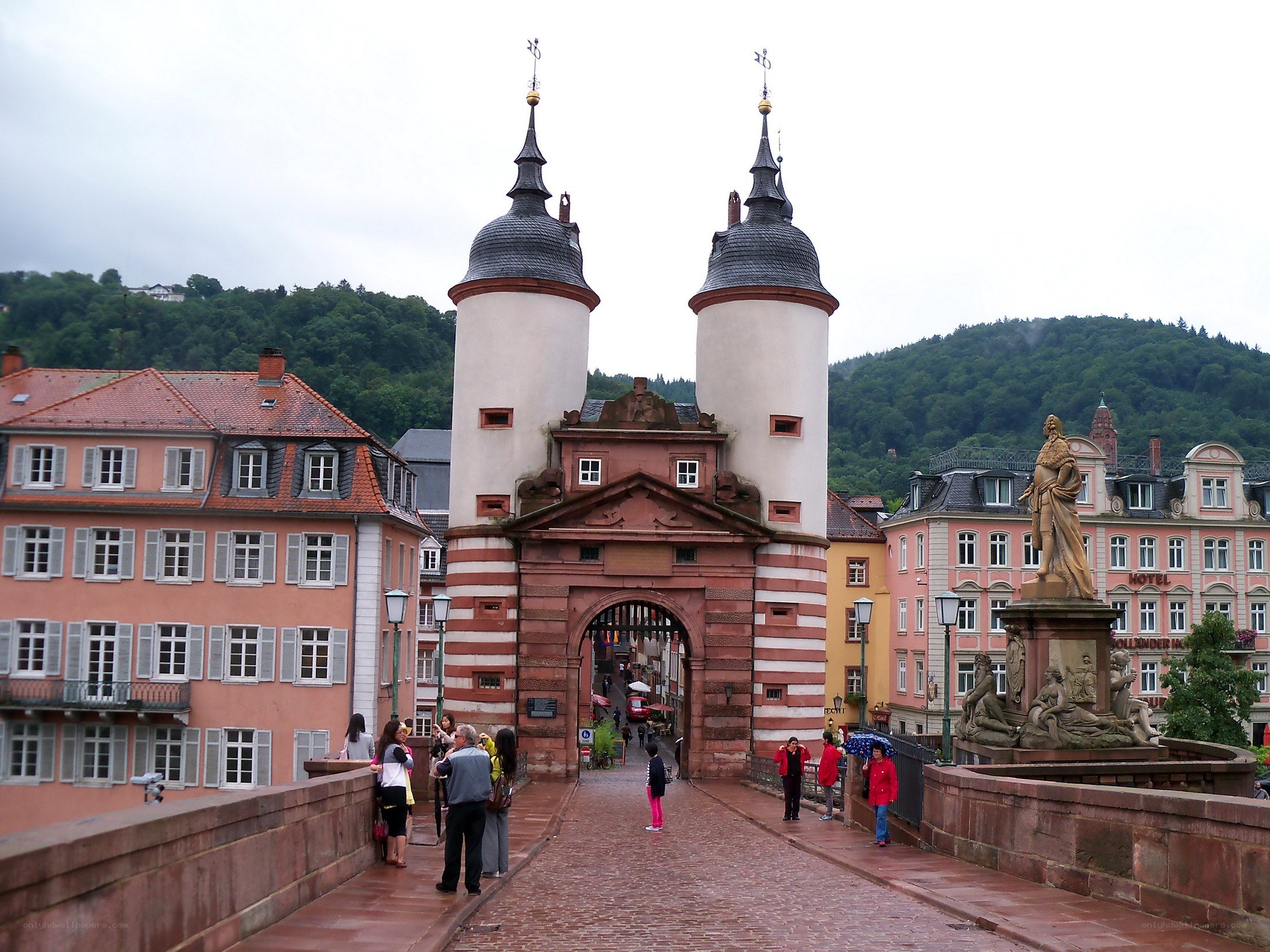 Historic bridge in Heidelberg