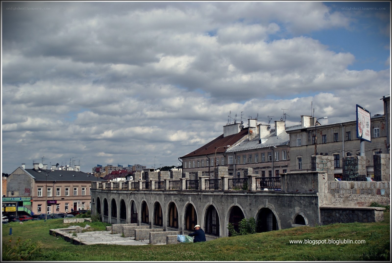Historic bridge in Lviv