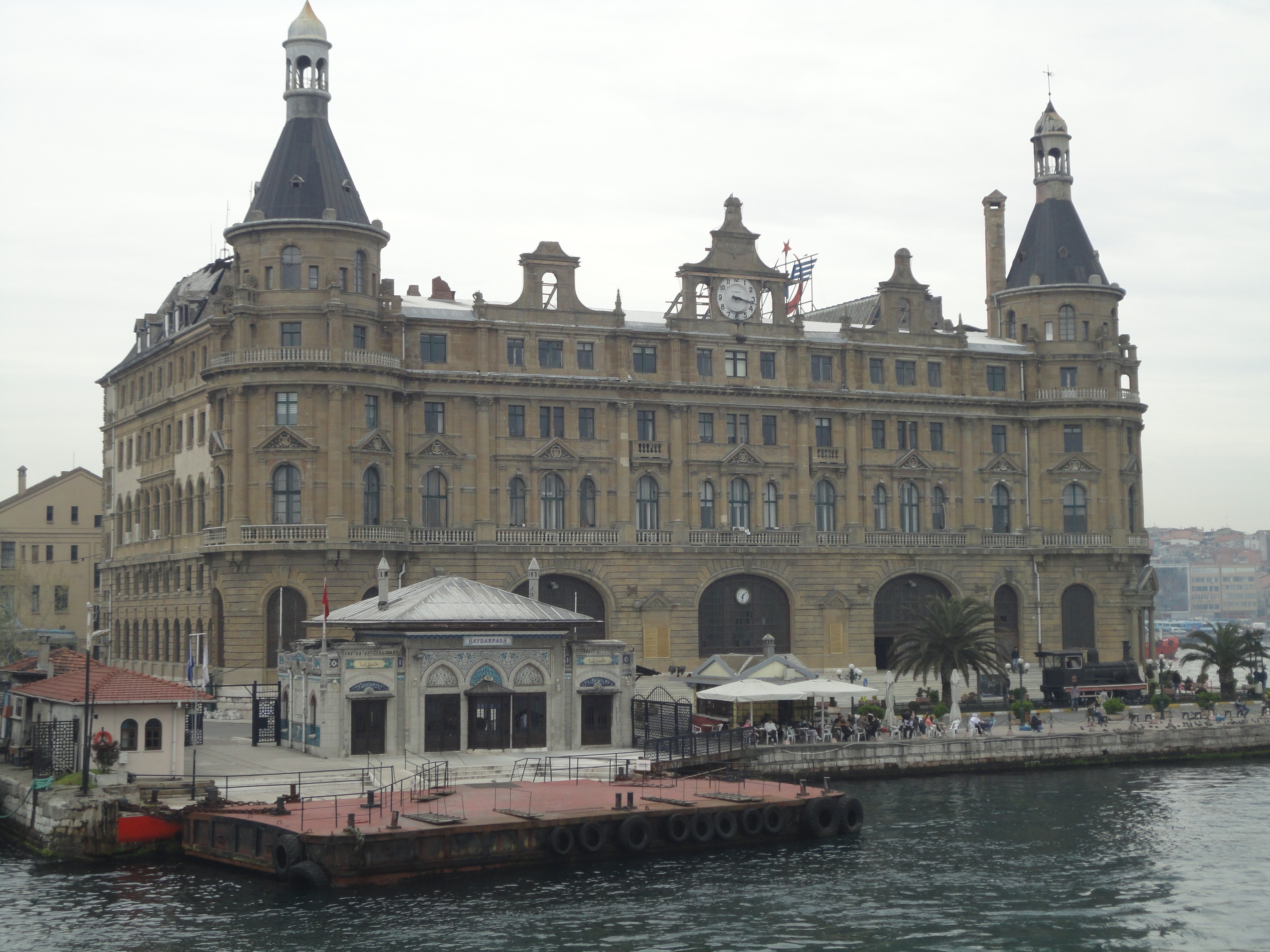 historic building by the water