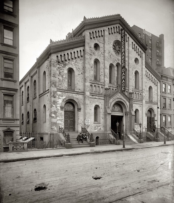 Historic Building Facade — Black