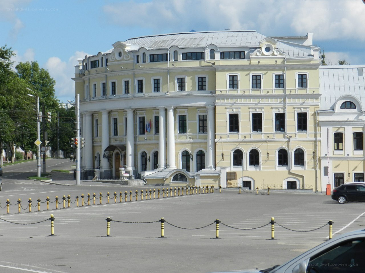 Historic building in a city