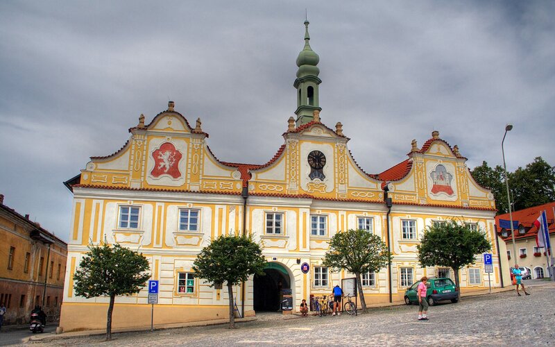 Historic building in a European town