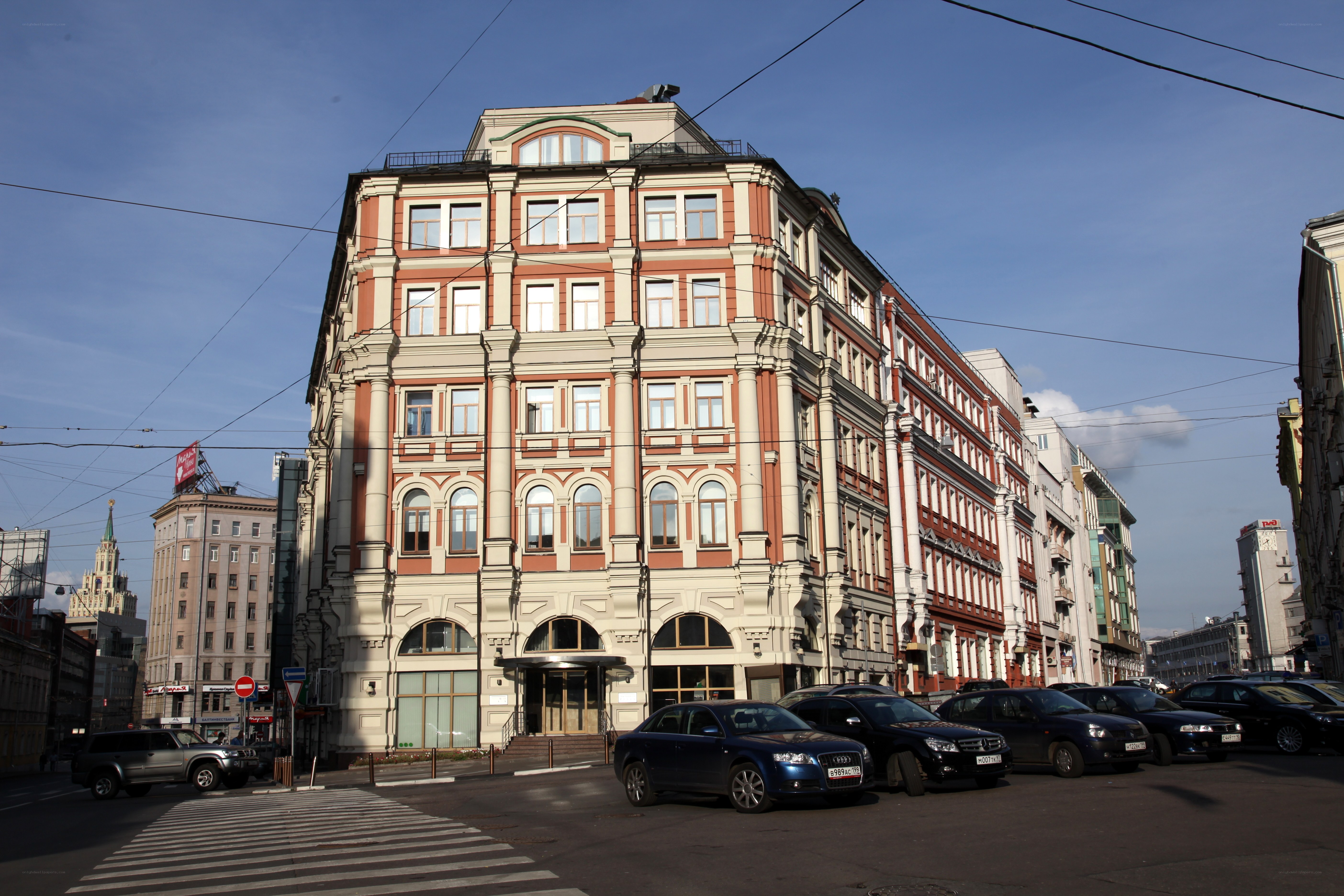 historic building on city street
