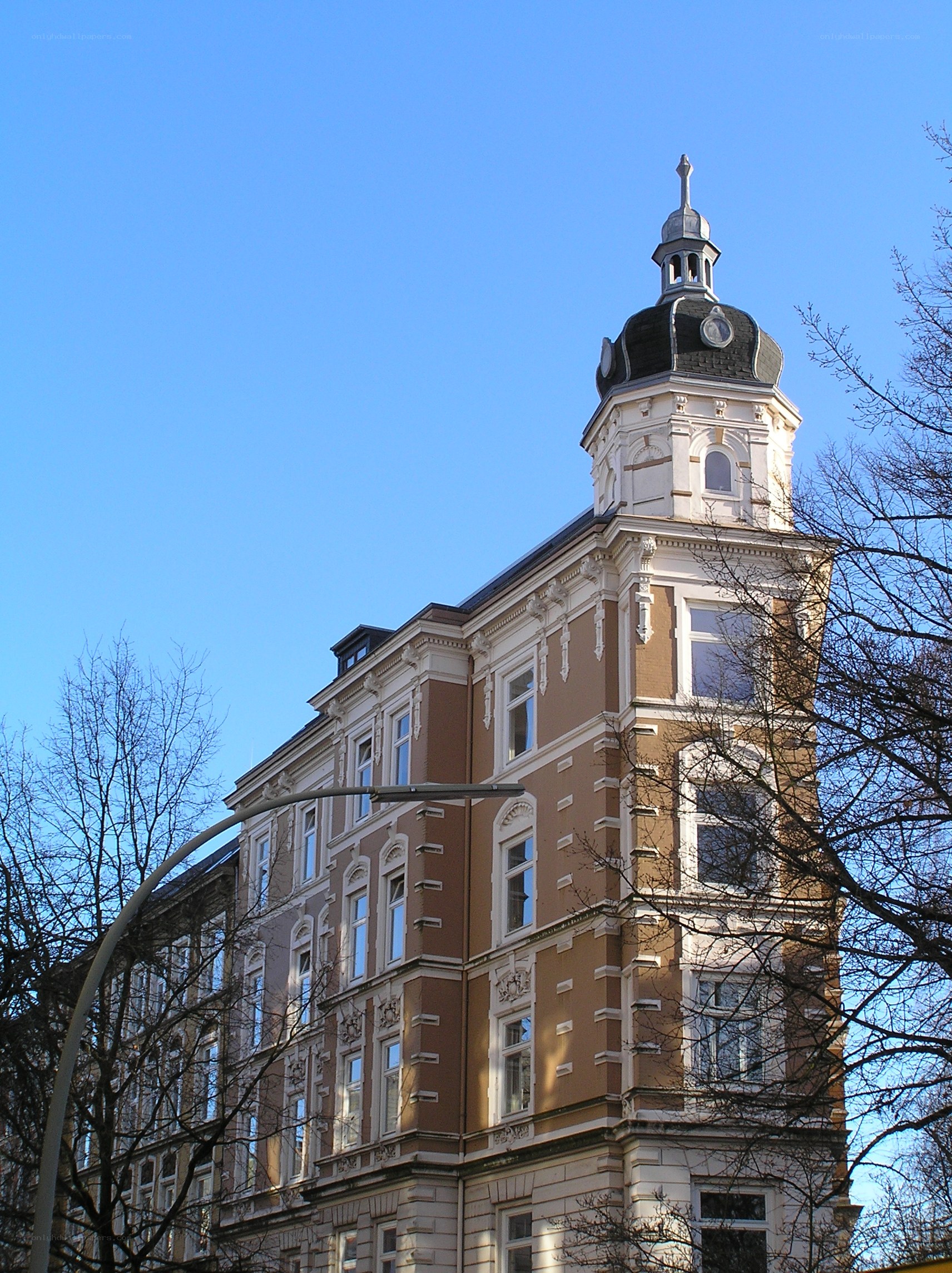 Historic building with dome tower