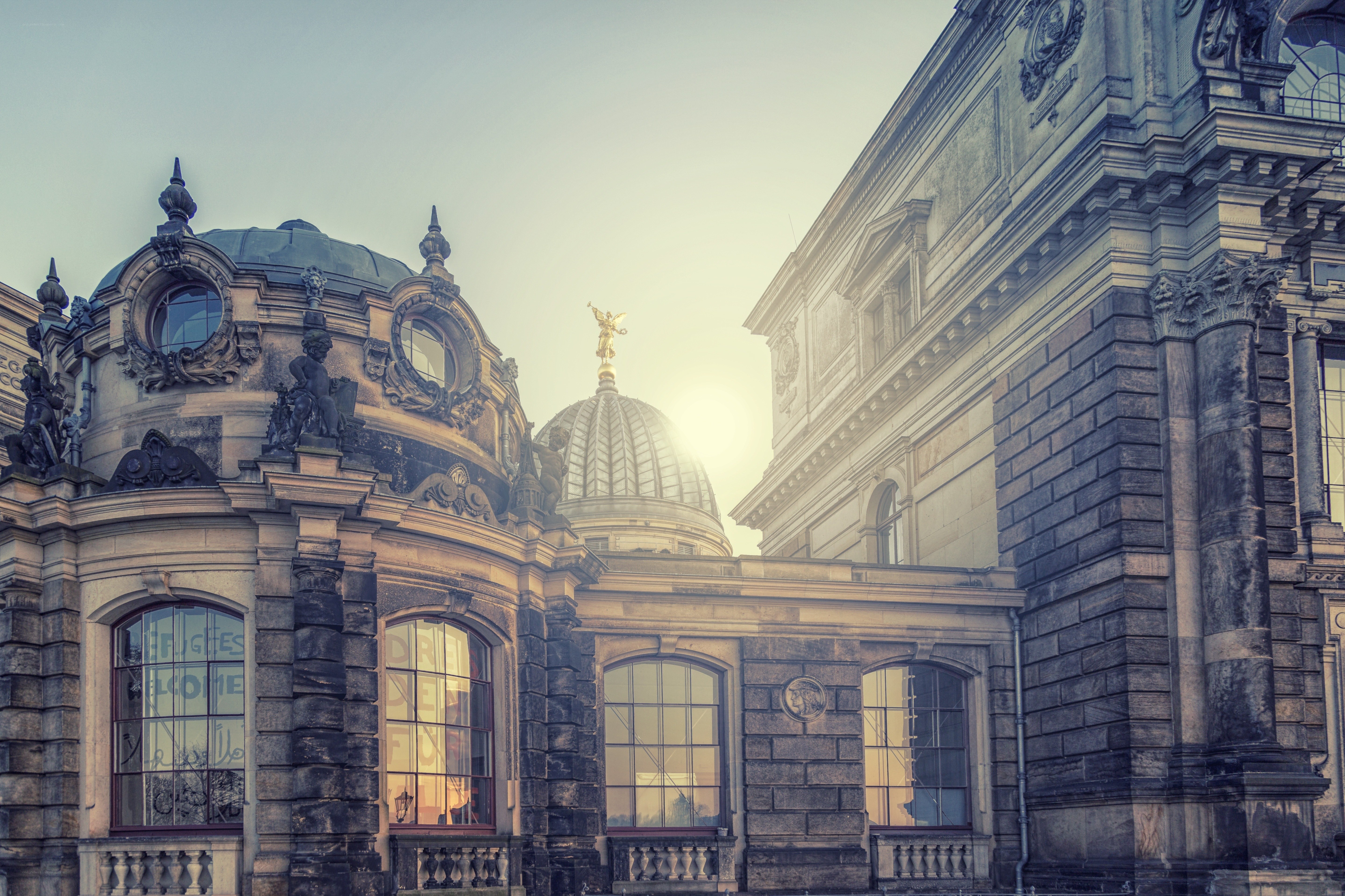 Historic building with domes