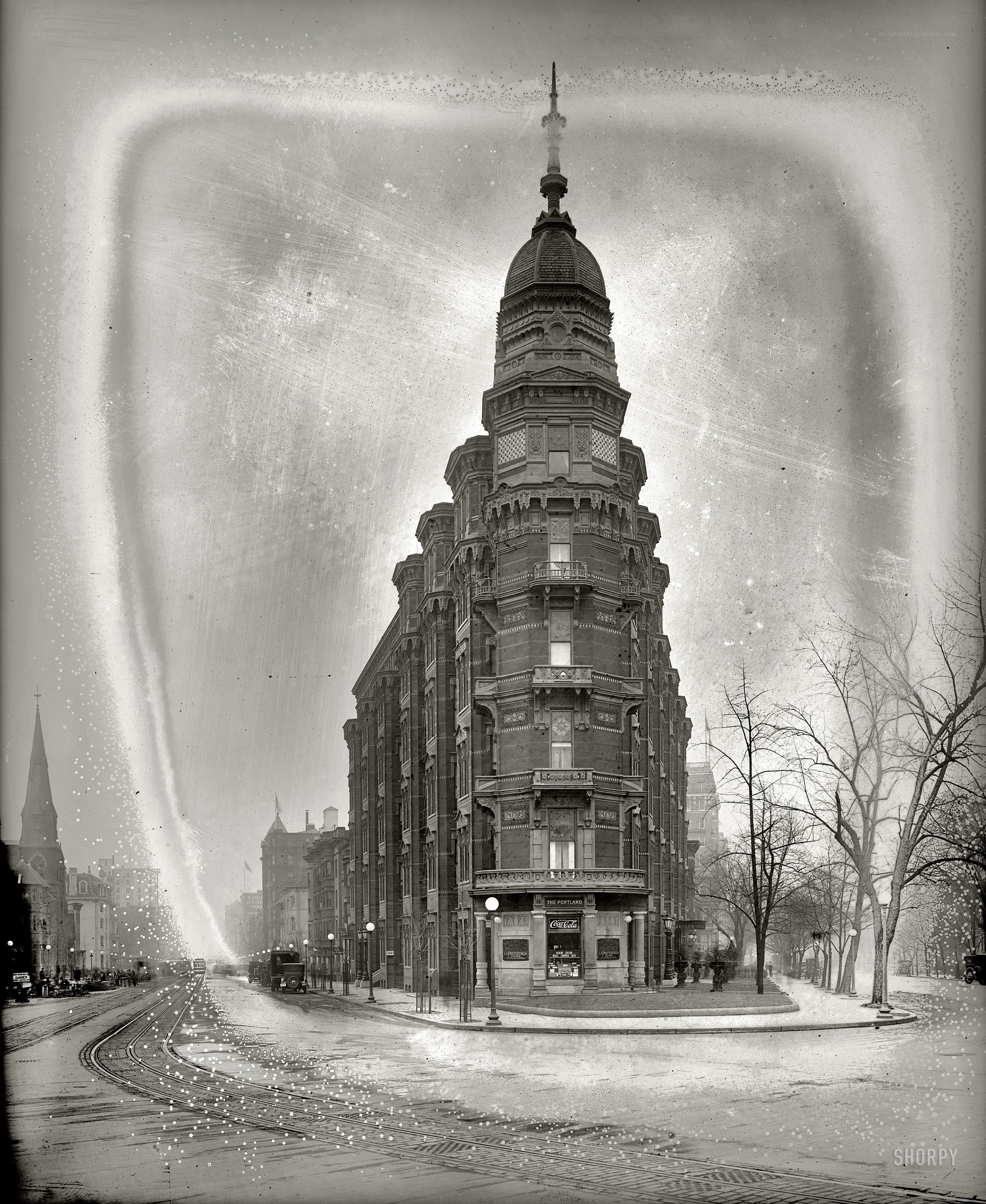 Historic building with ornate tower