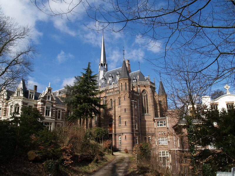 Historic building with spire