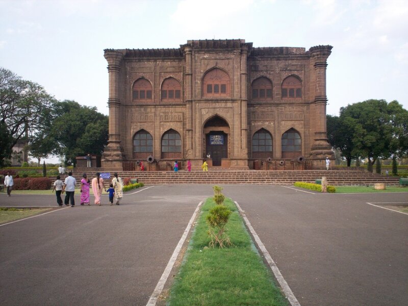 Historic Building with Visitors