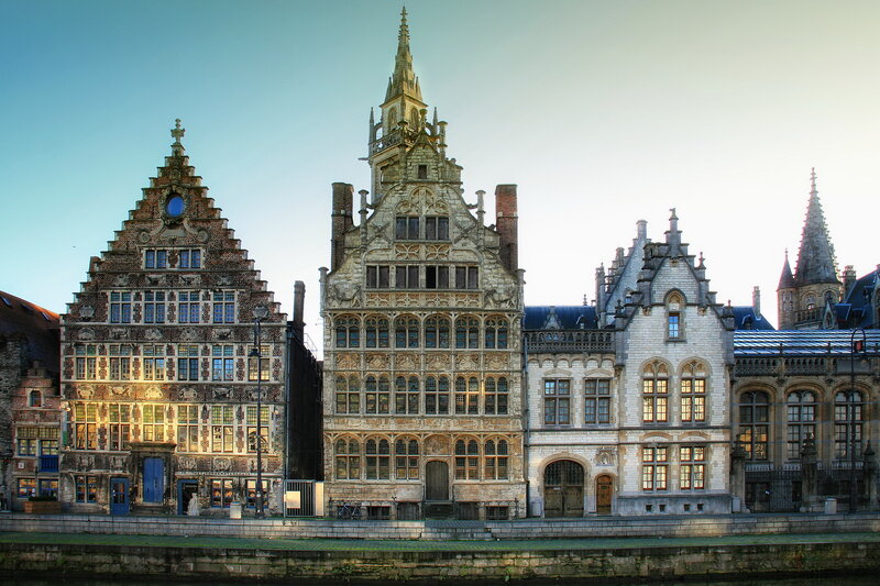 Historic Buildings Along Canal