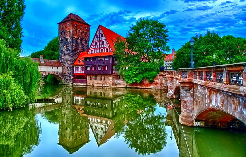 Historic Buildings by River