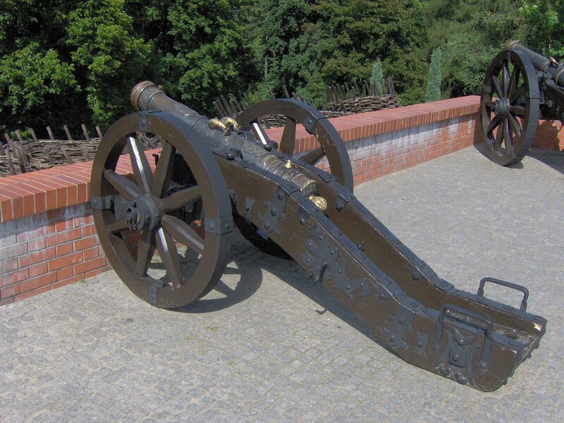 Historic cannon on display