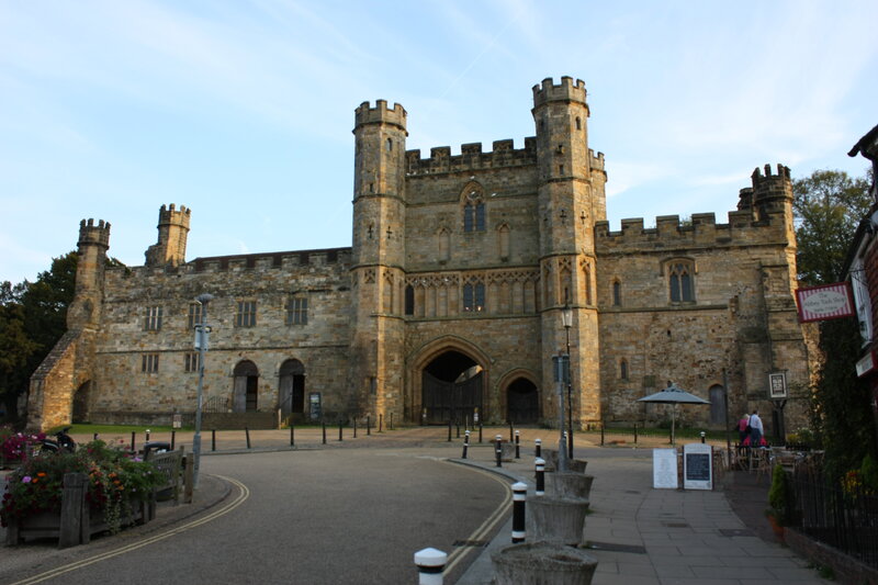 historic castle gatehouse
