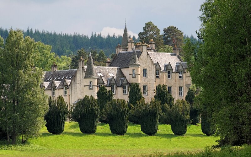 historic castle in scottish highlands